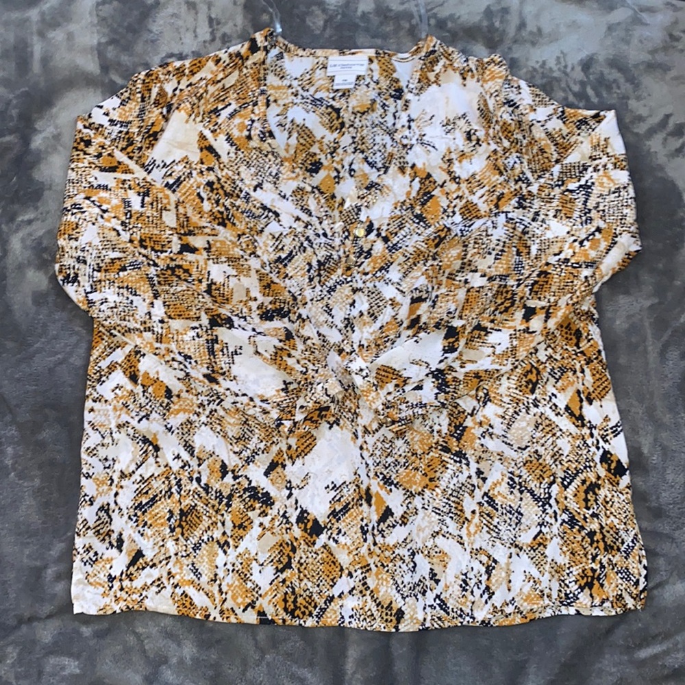 Liz Claiborne Petite Womens Blouse